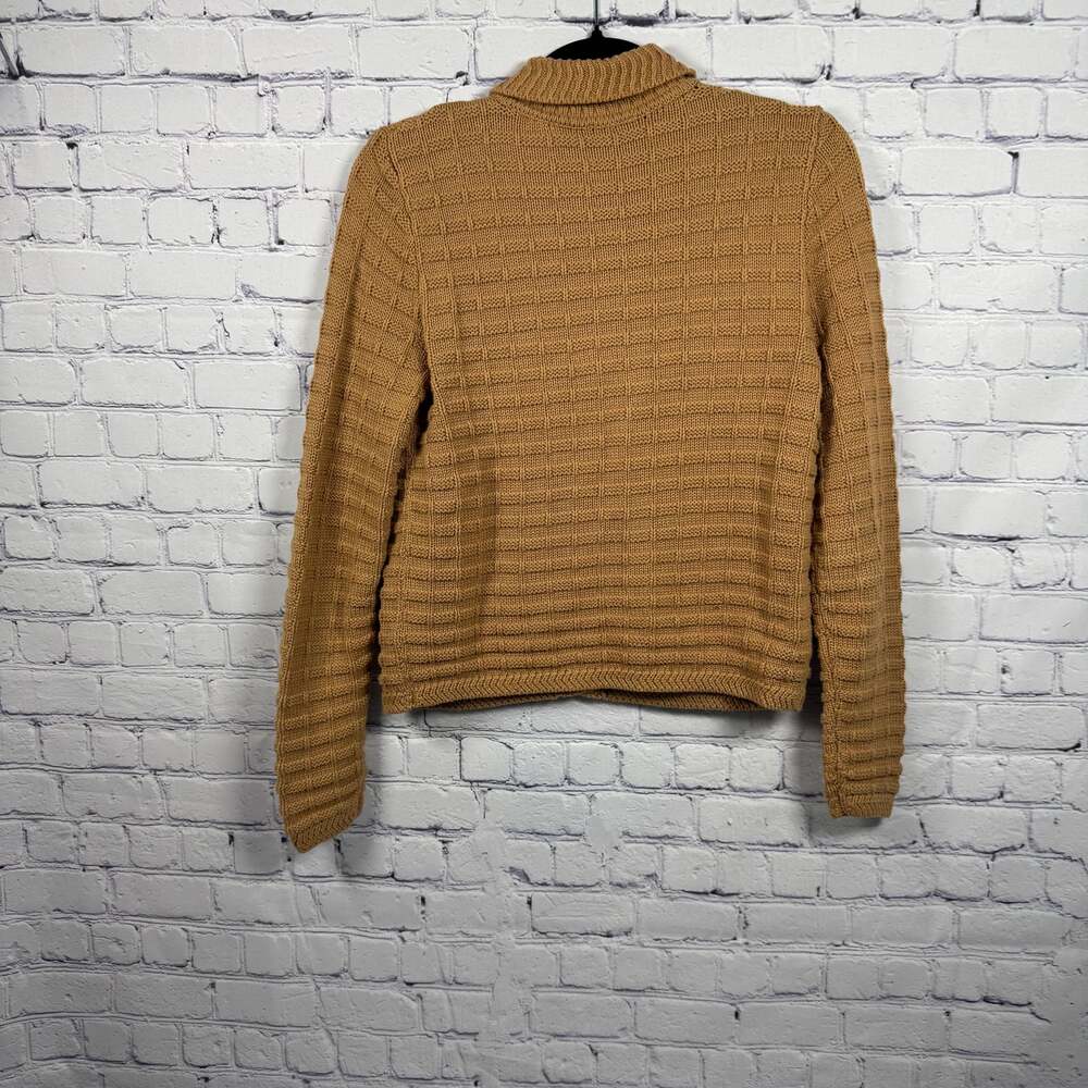Talbots Textured Polo Cardigan - Picture 2 of 6
